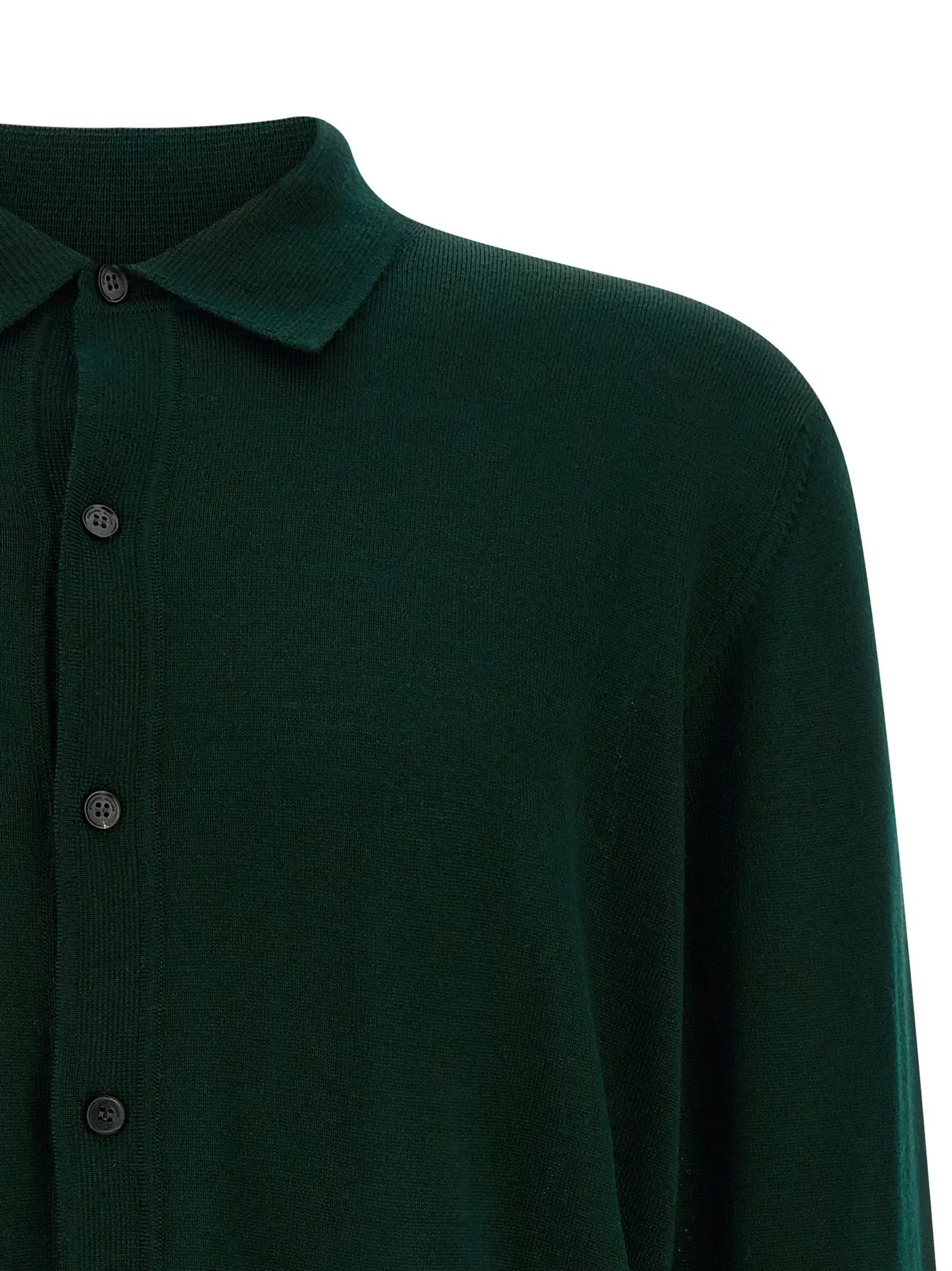 Roberto Collina Bicolor Merino Wool Cardigan