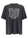 Dolce & Gabbana Gray Cotton T-Shirt