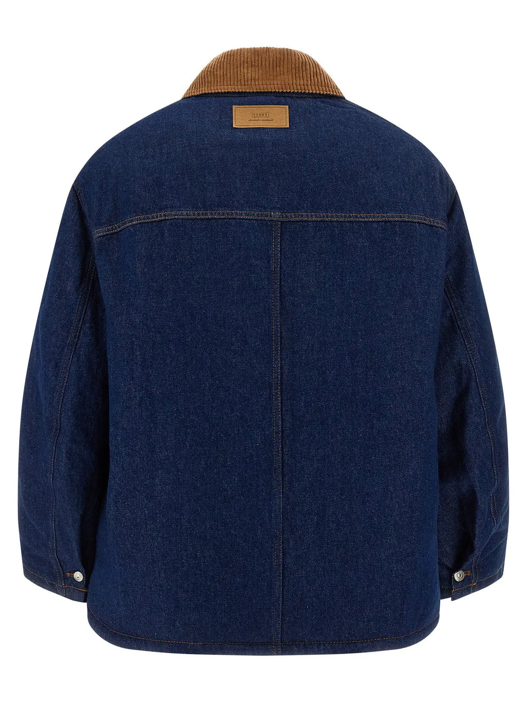 Ami Paris Blue Cotton Denim Jacket