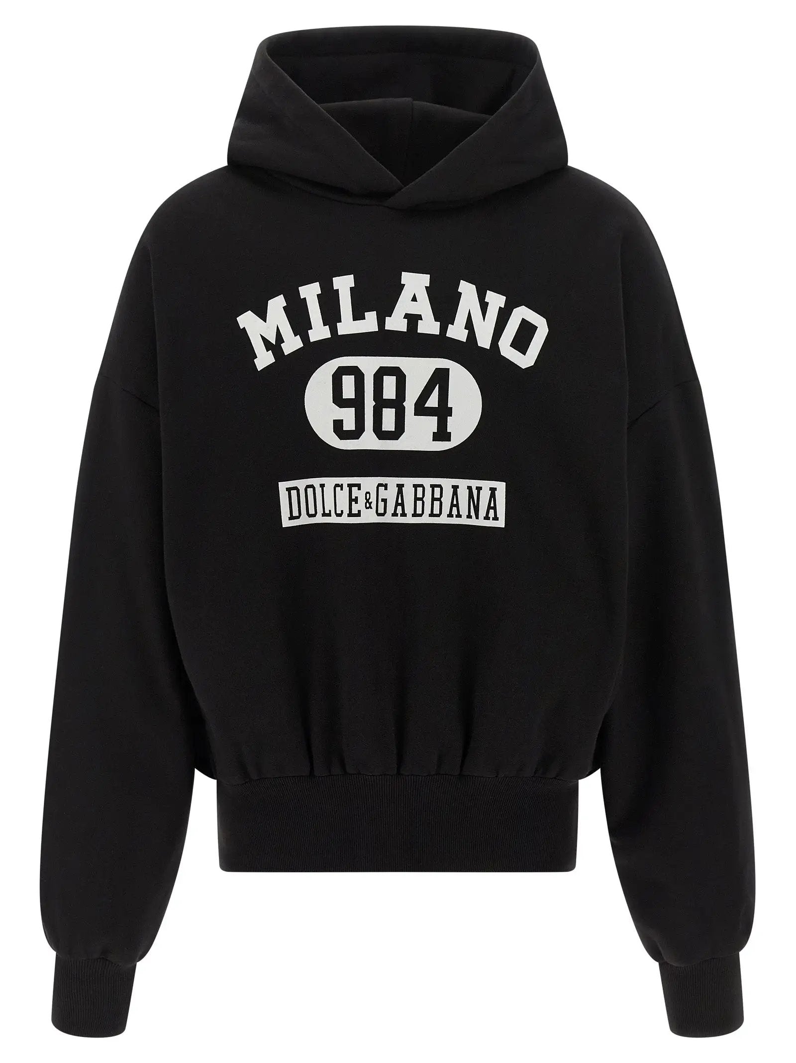 Sweat-shirt bicolore en coton Dolce & Gabbana