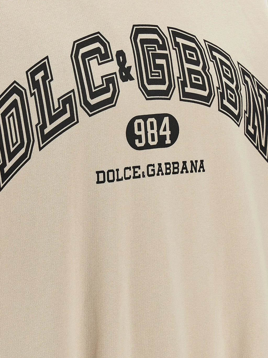Dolce & Gabbana Beige Cotton Sweatshirt