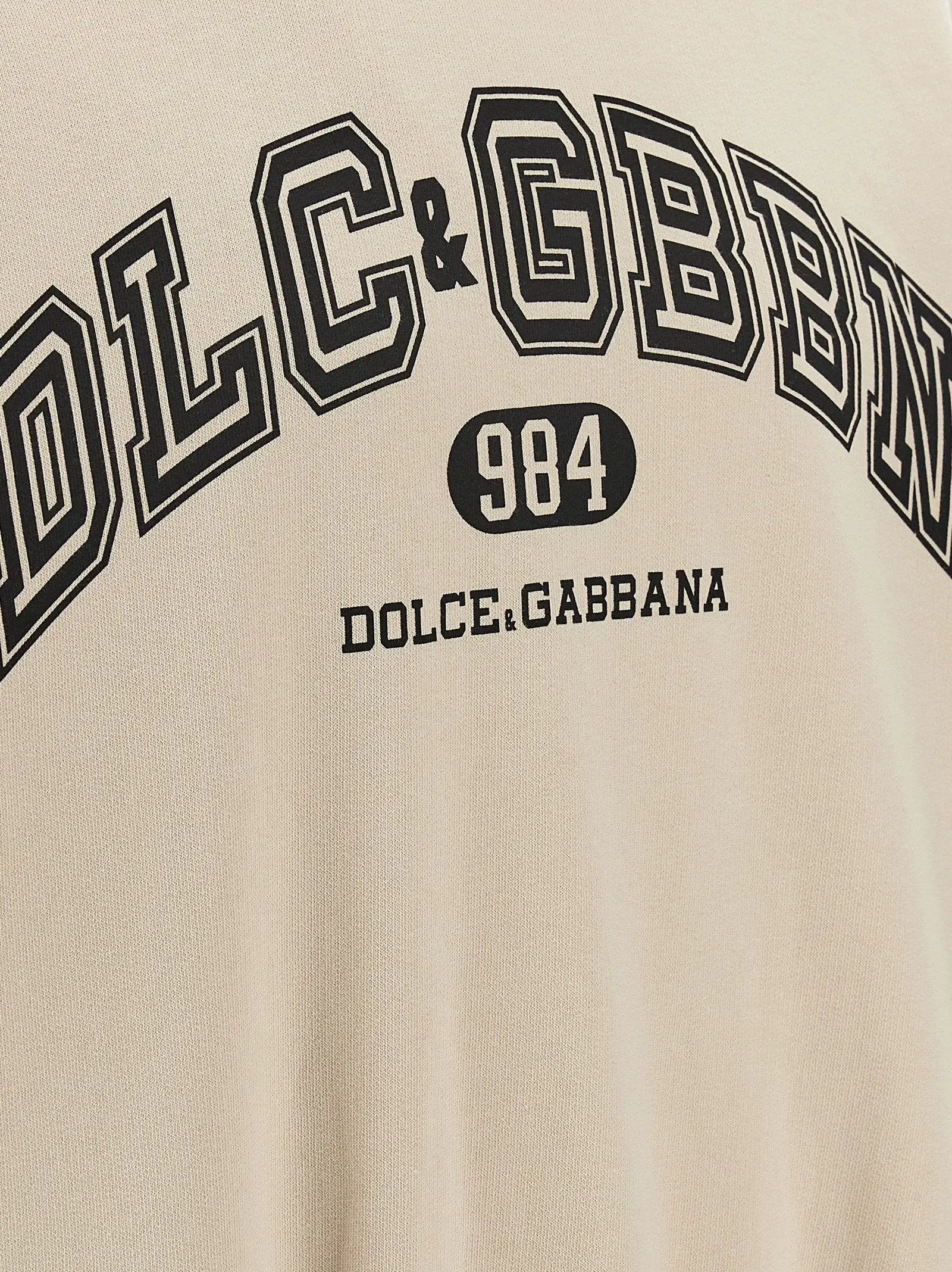 Dolce & Gabbana Beige Cotton Sweatshirt