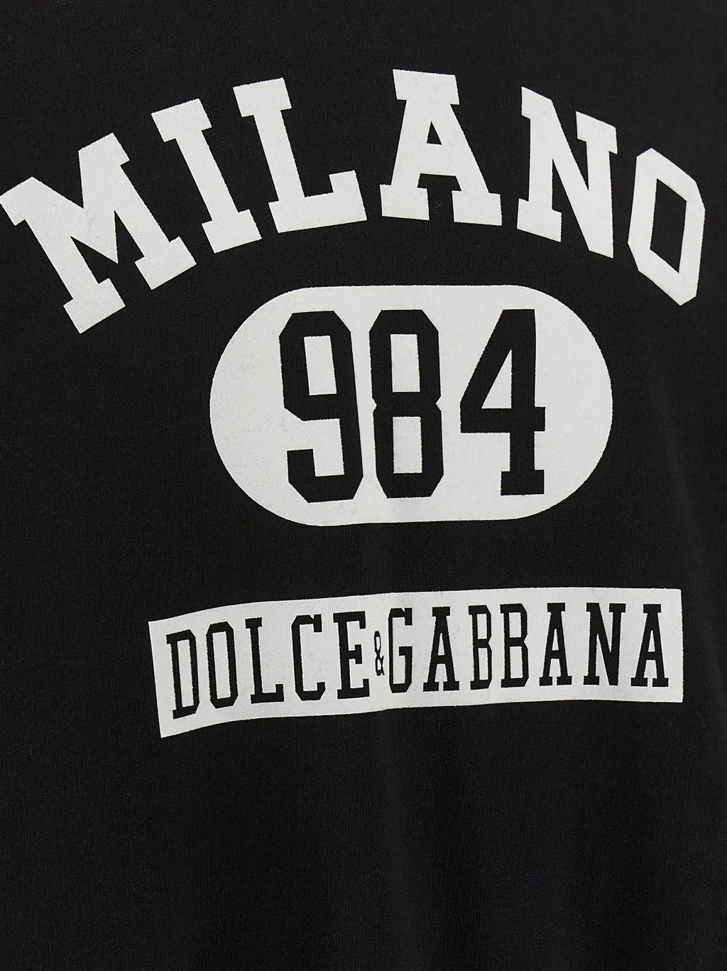 Sweat-shirt bicolore en coton Dolce & Gabbana