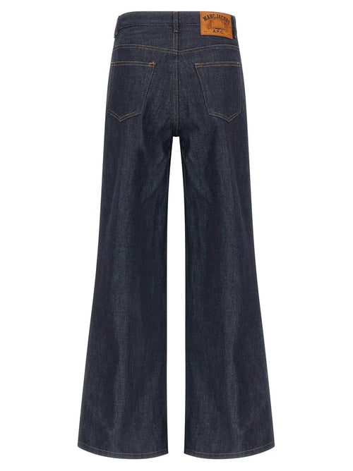 Jean droit A.P.C. en coton bleu