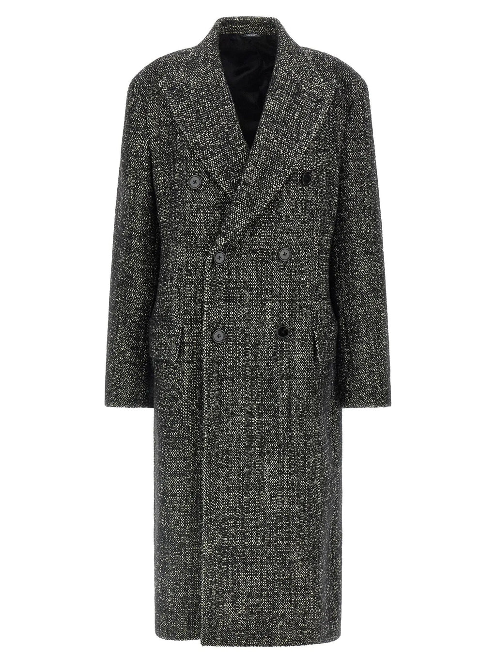 Dolce & Gabbana Bicolor Polyamide Coat
