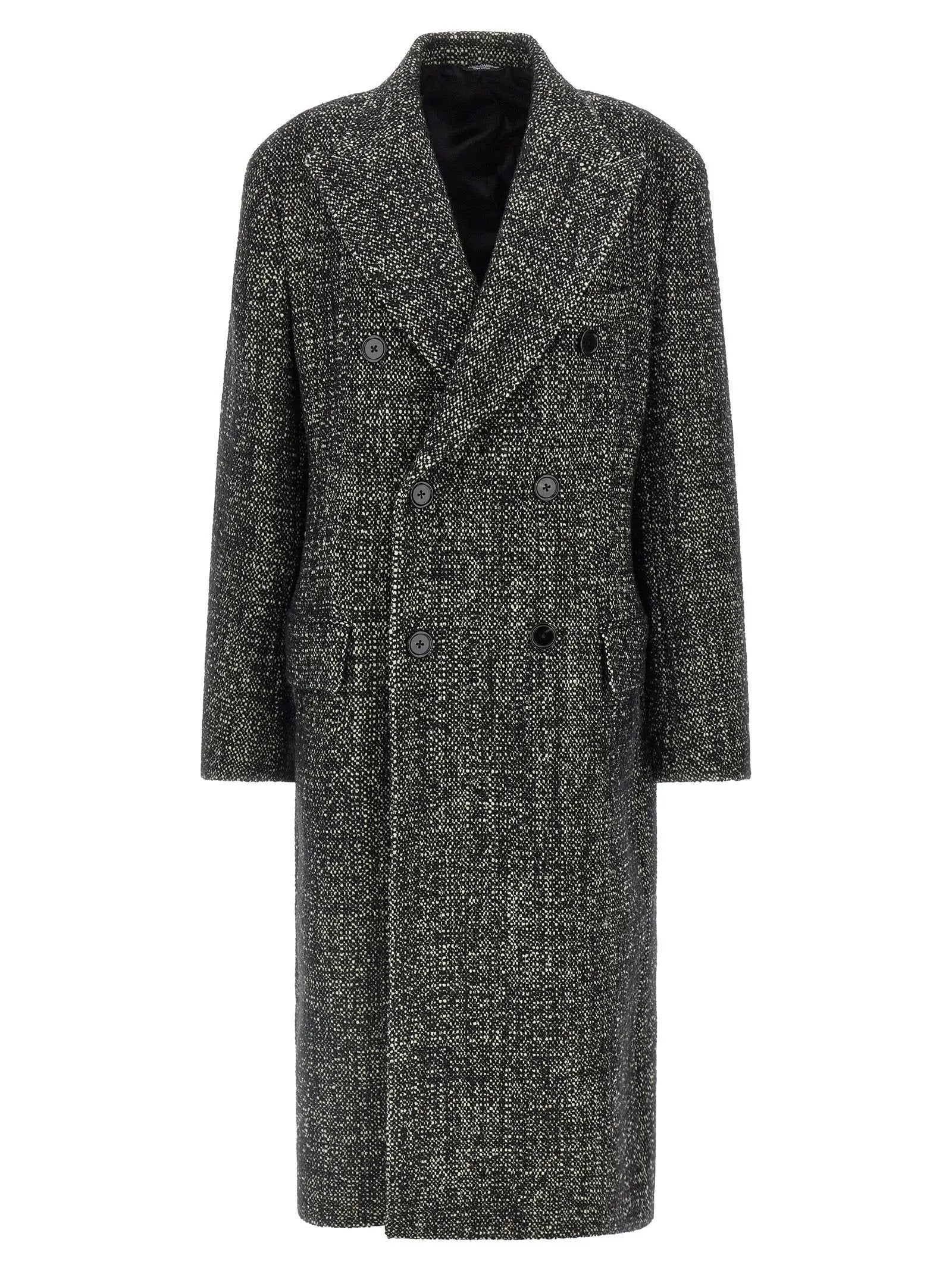 Dolce & Gabbana Bicolor Polyamide Coat