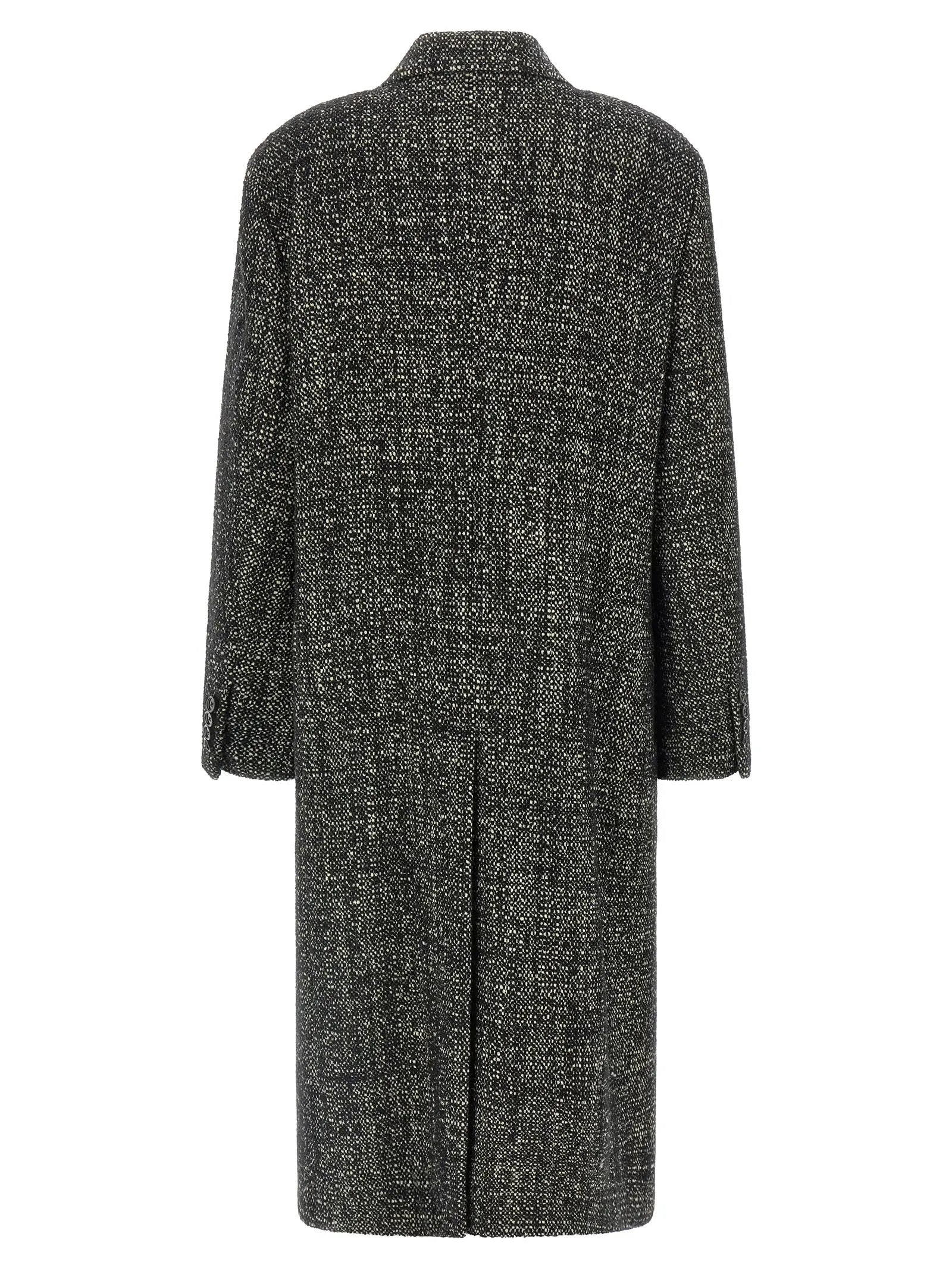 Dolce & Gabbana Bicolor Polyamide Coat