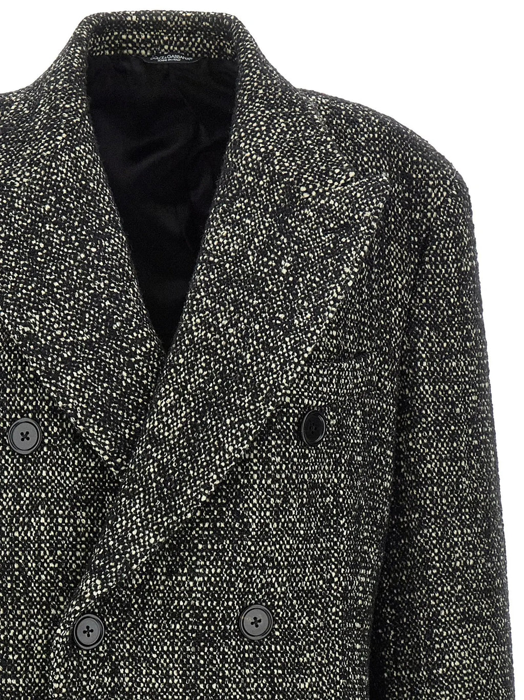 Dolce & Gabbana Bicolor Polyamide Coat