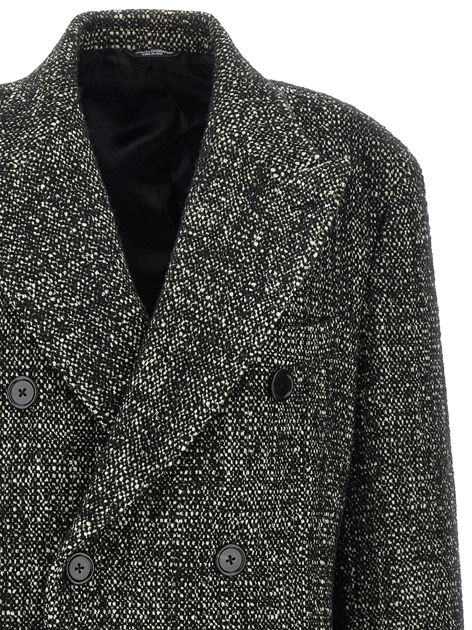 Dolce & Gabbana Bicolor Polyamide Coat