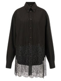 Fendi Brown Virgin Wool Blouse
