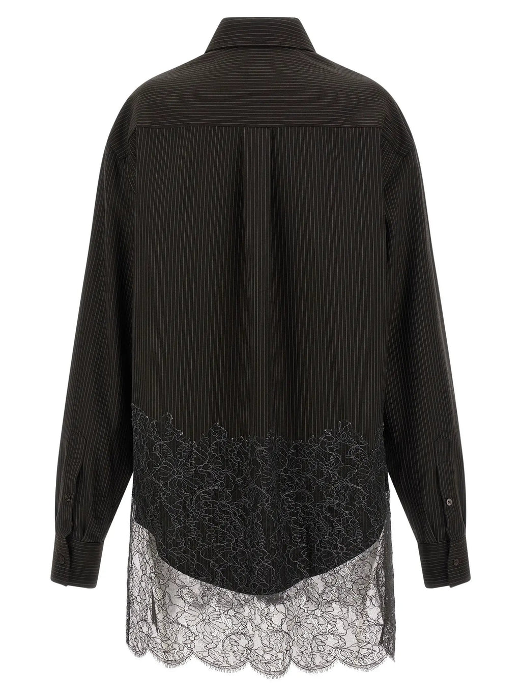 Fendi Brown Virgin Wool Blouse