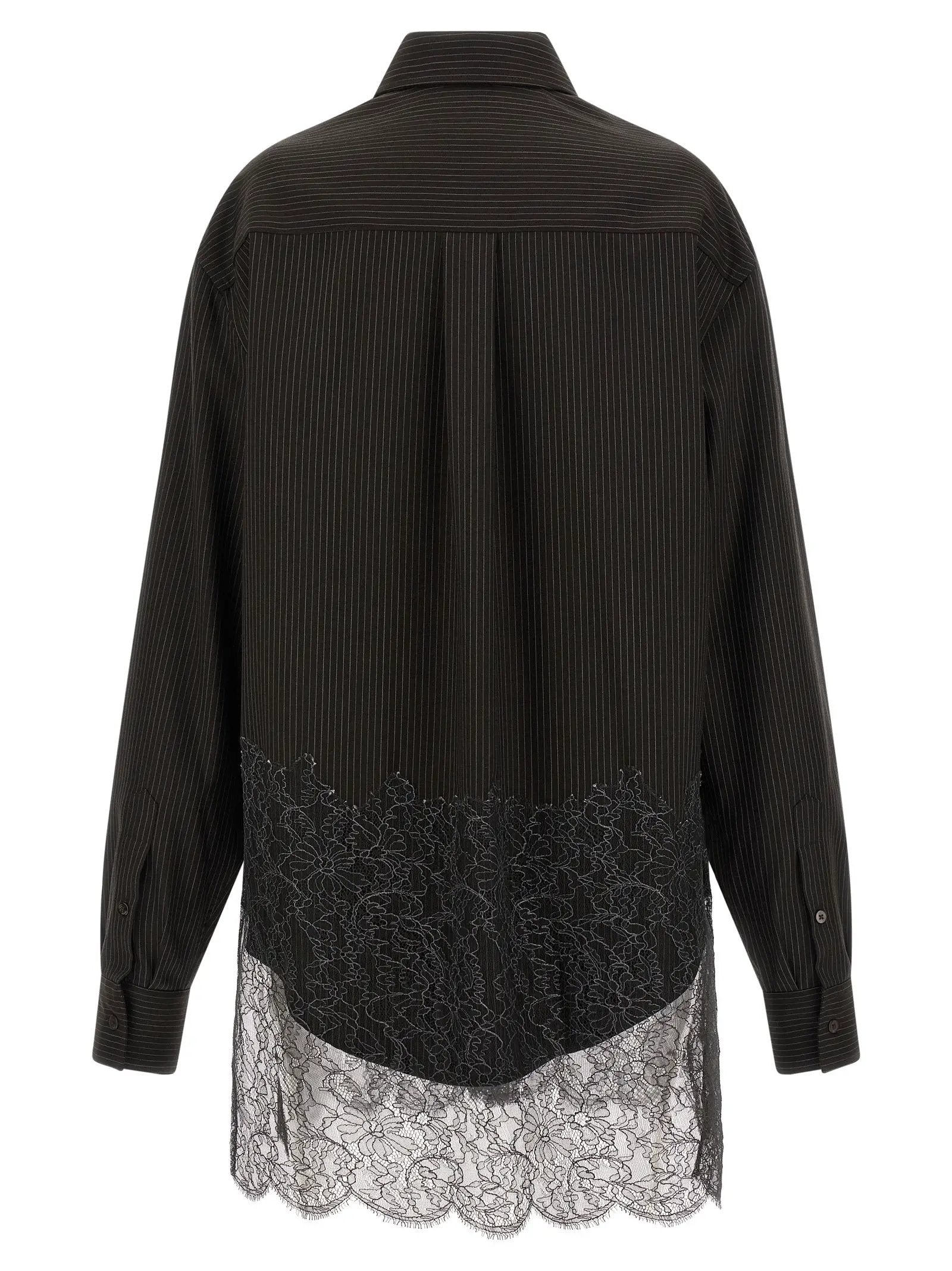 Fendi Brown Virgin Wool Blouse