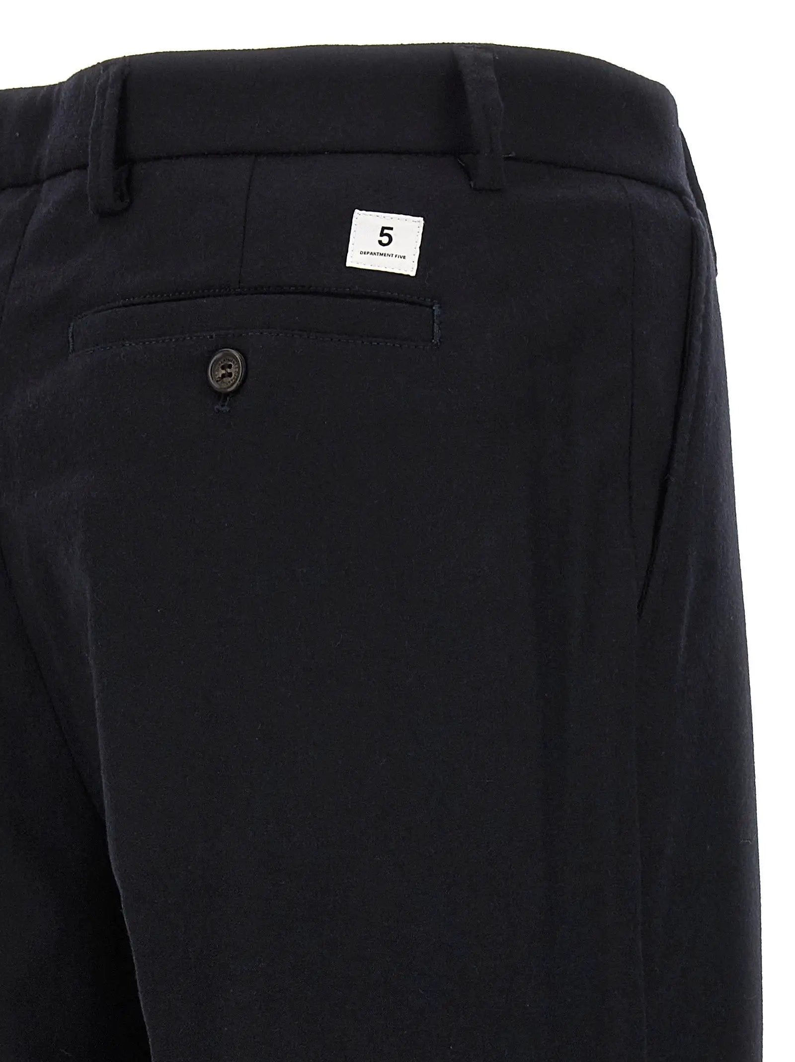 Department 5 Blue Wool Casual Pants