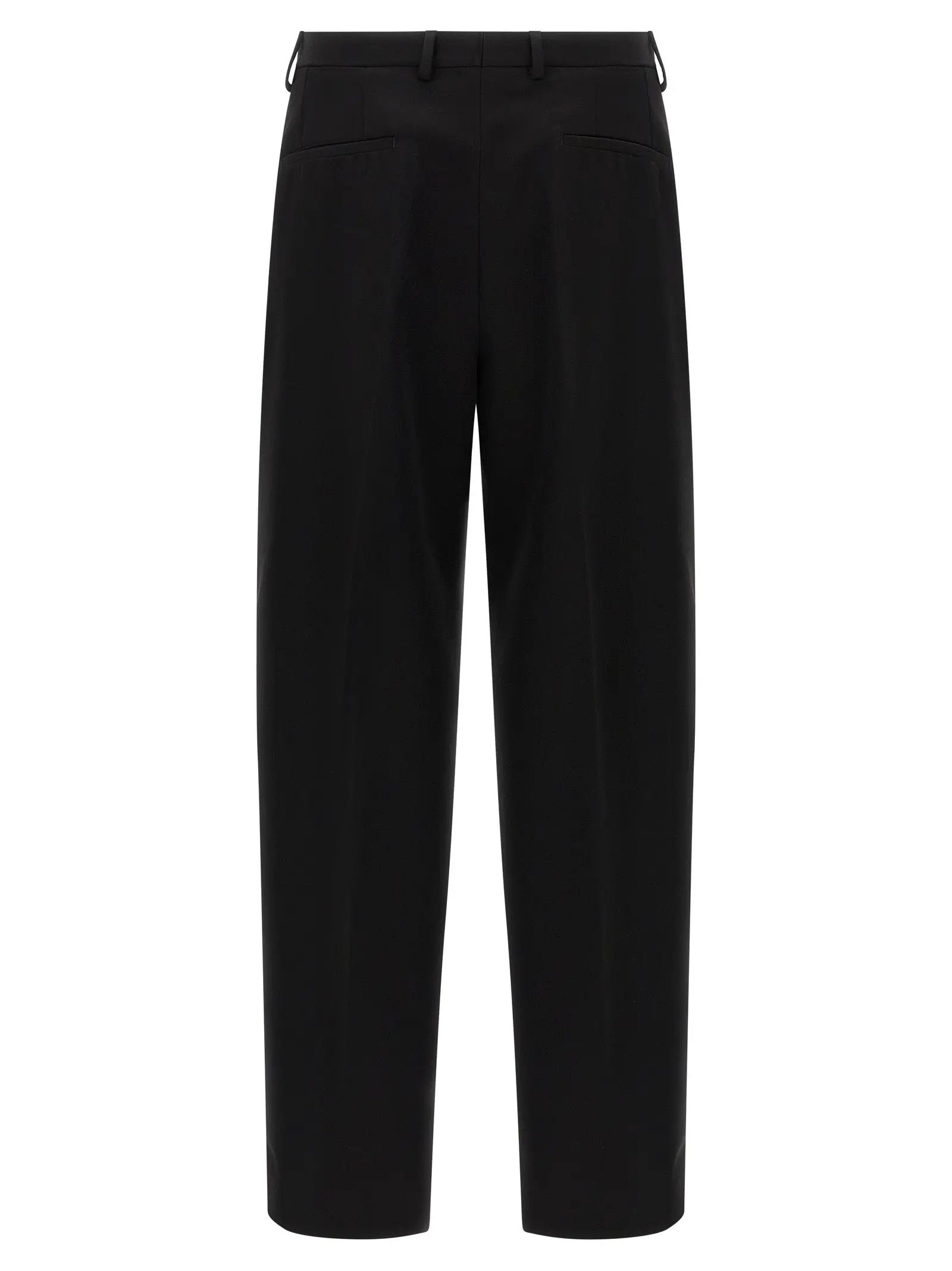 Dolce & Gabbana Black Virgin Wool Dress Pants