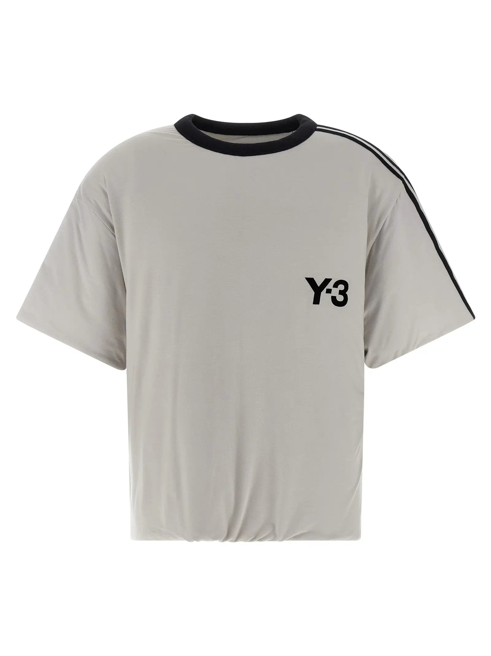 Y-3 Gray Lyocell T-Shirt