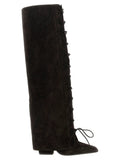 Paris Texas Brown Calfskin Over The Knee