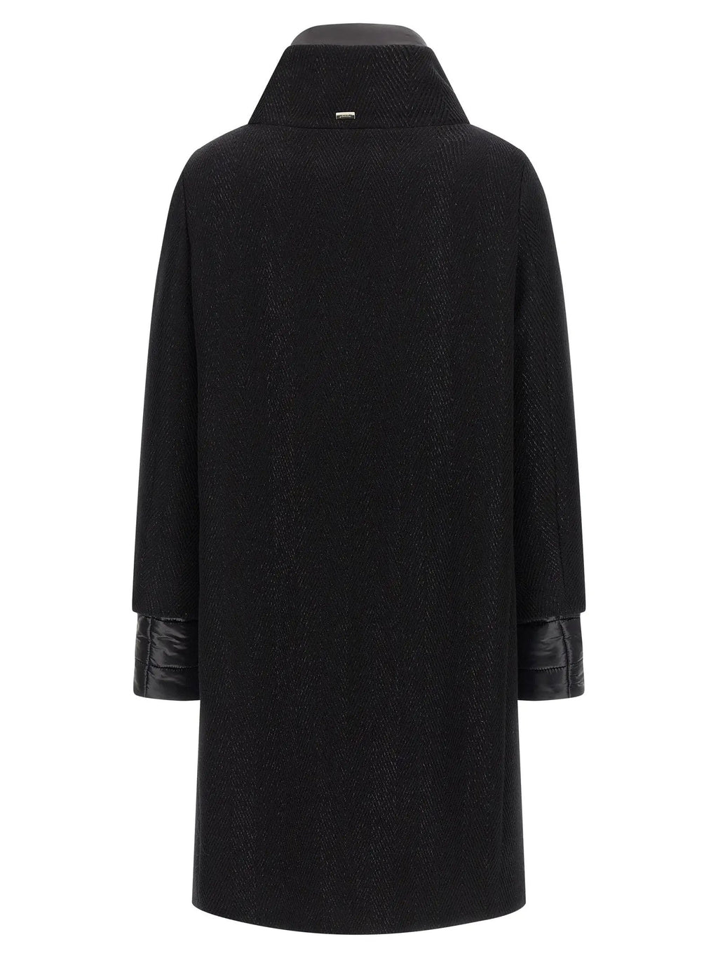 Herno Black Wool Coat