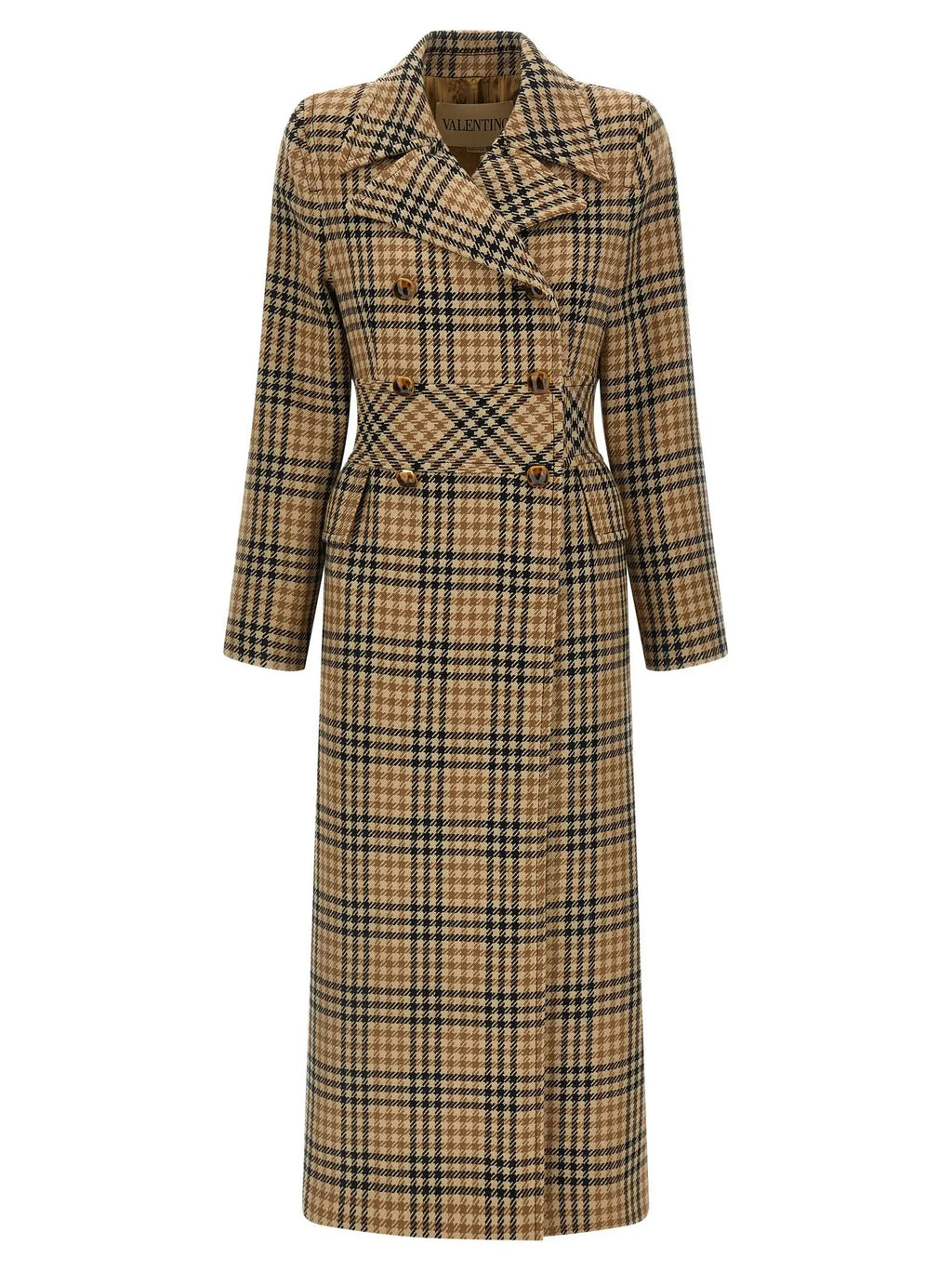 Valentino Garavani Brown Virgin Wool Coat