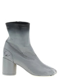MM6 Maison Margiela Gray Lambskin Ankle Boots