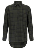 Saint Laurent Bicolor Cotton Blouse