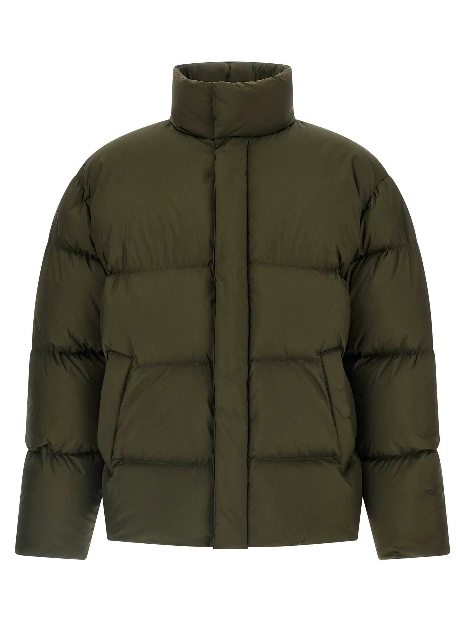 Saint Laurent Bicolor Polyester Full-Length Jacket