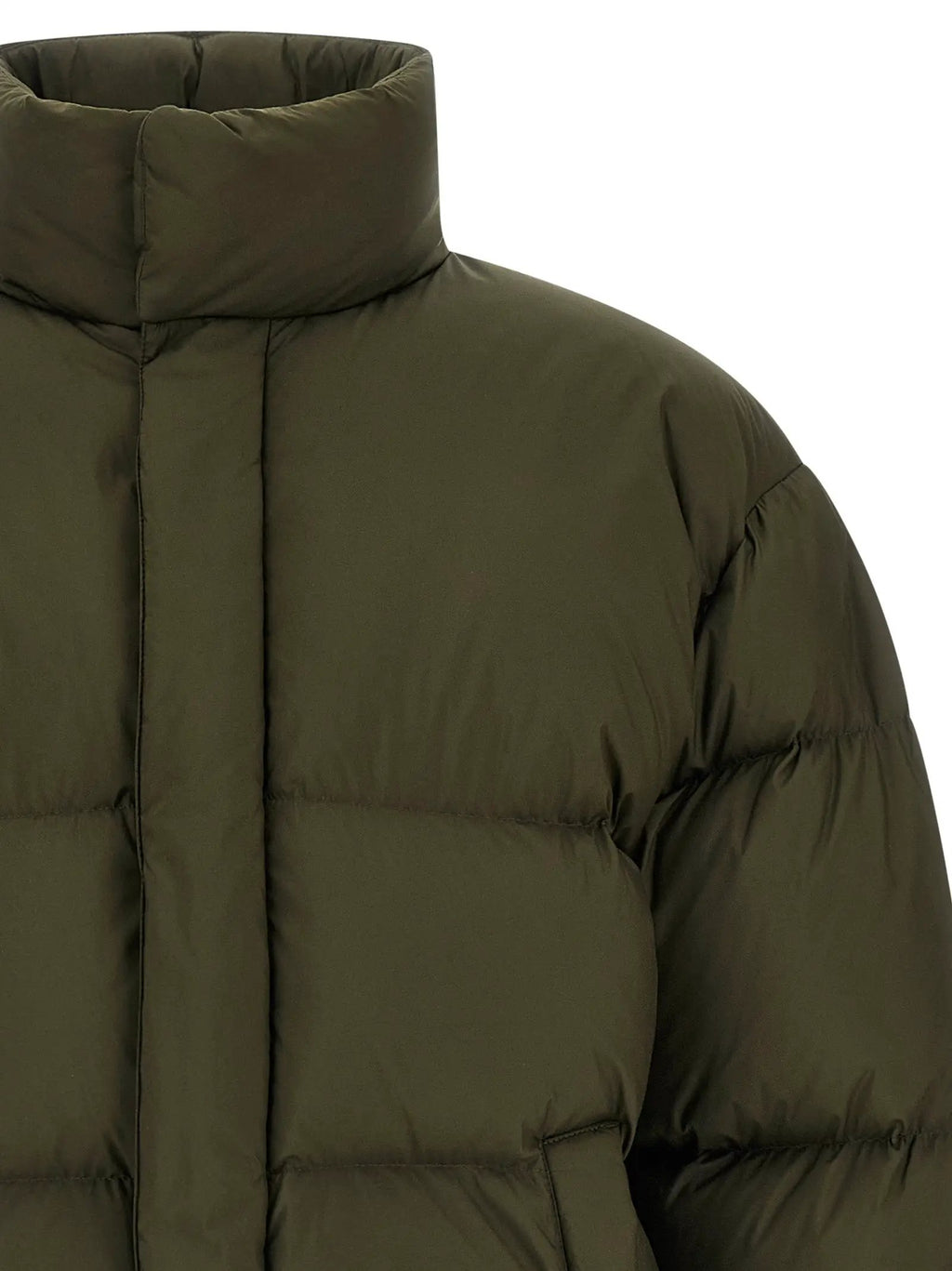 Saint Laurent Bicolor Polyester Full-Length Jacket