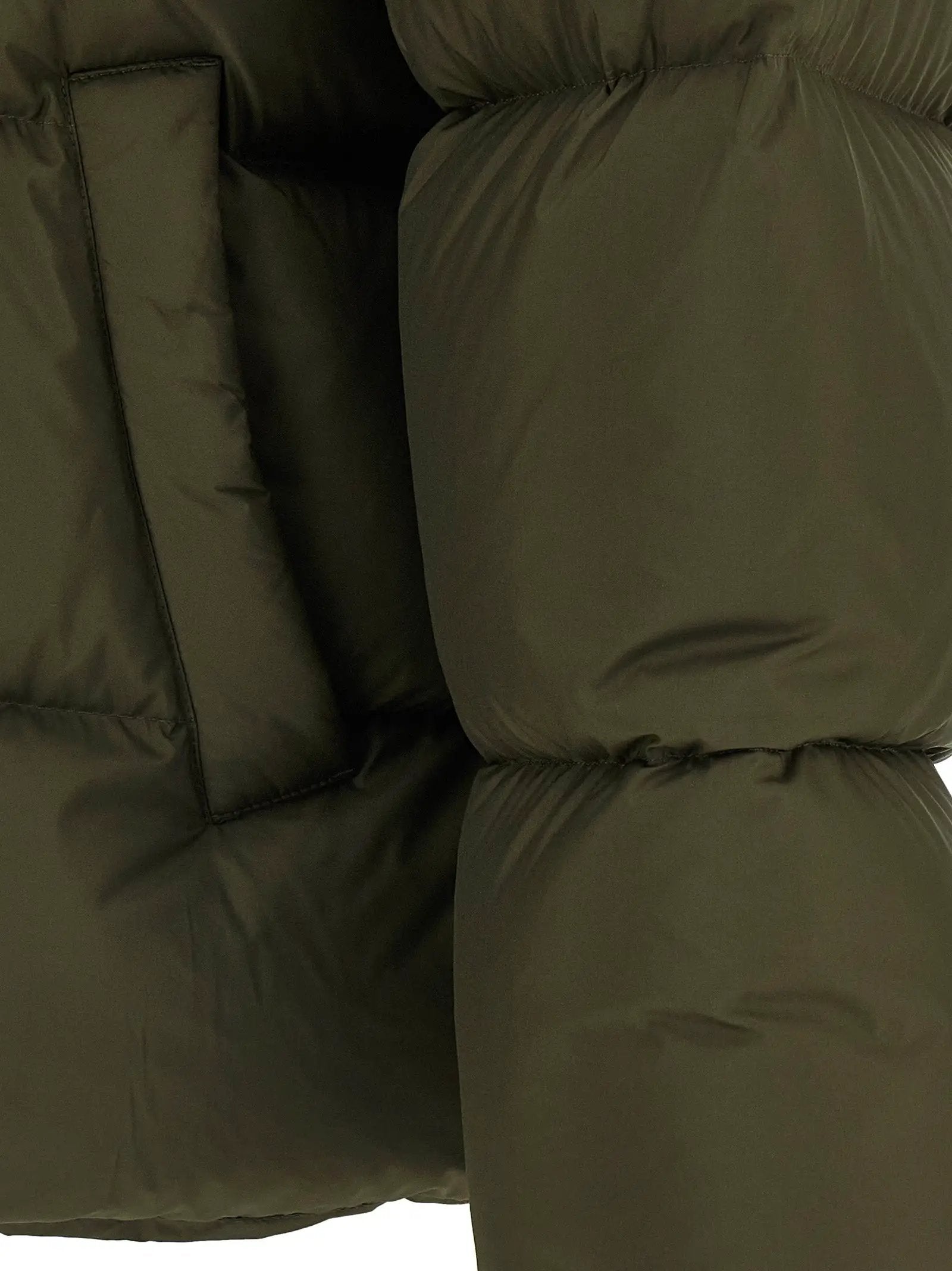 Saint Laurent Bicolor Polyester Full-Length Jacket