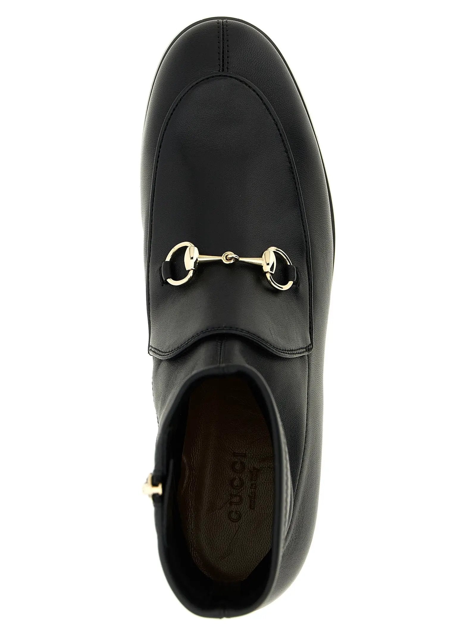 Gucci Black Lamb Leather Ankle Boots