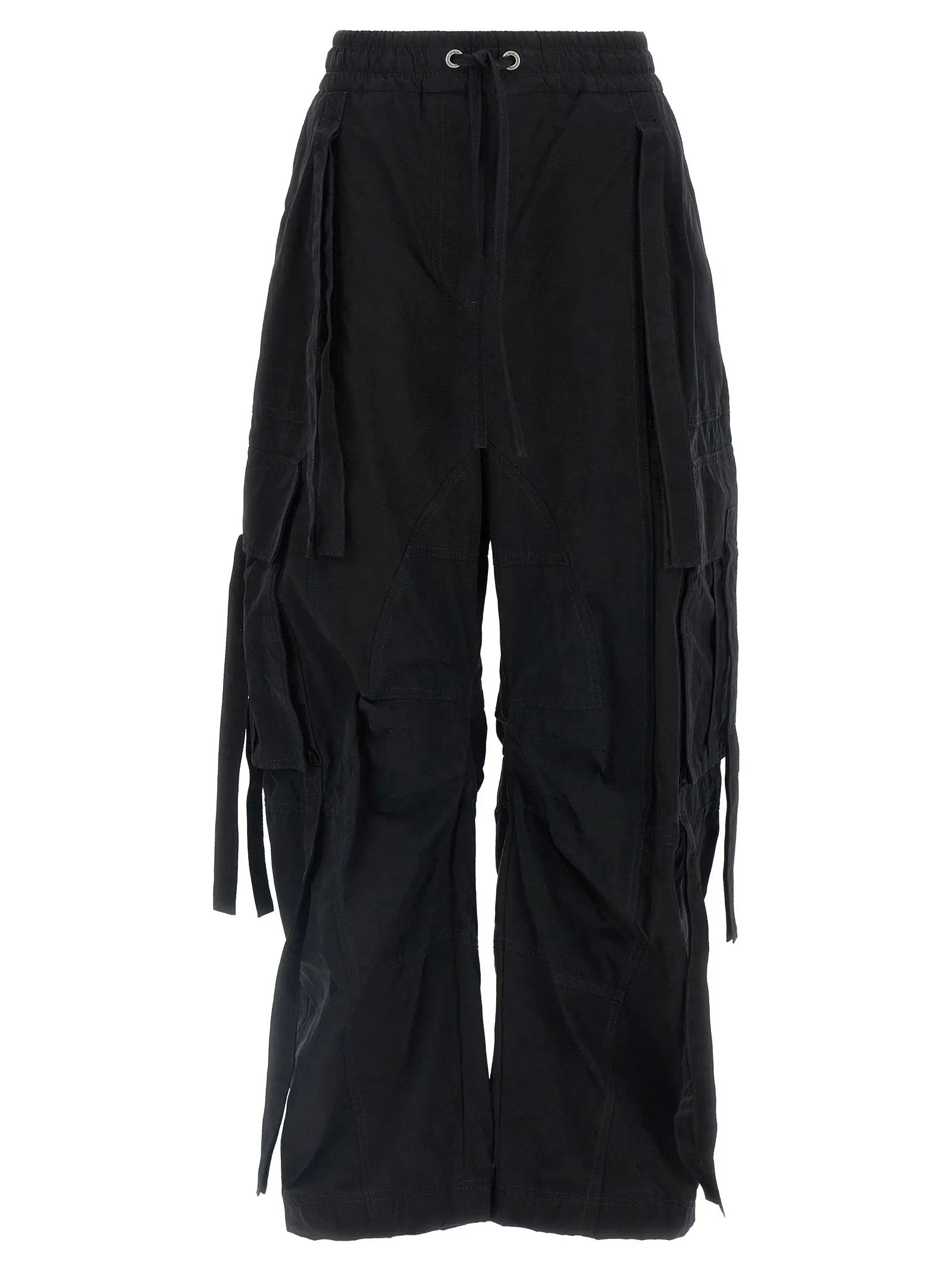 Dolce & Gabbana Black Cotton Cargo Pants