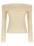 Rick Owens White Wool Cardigan