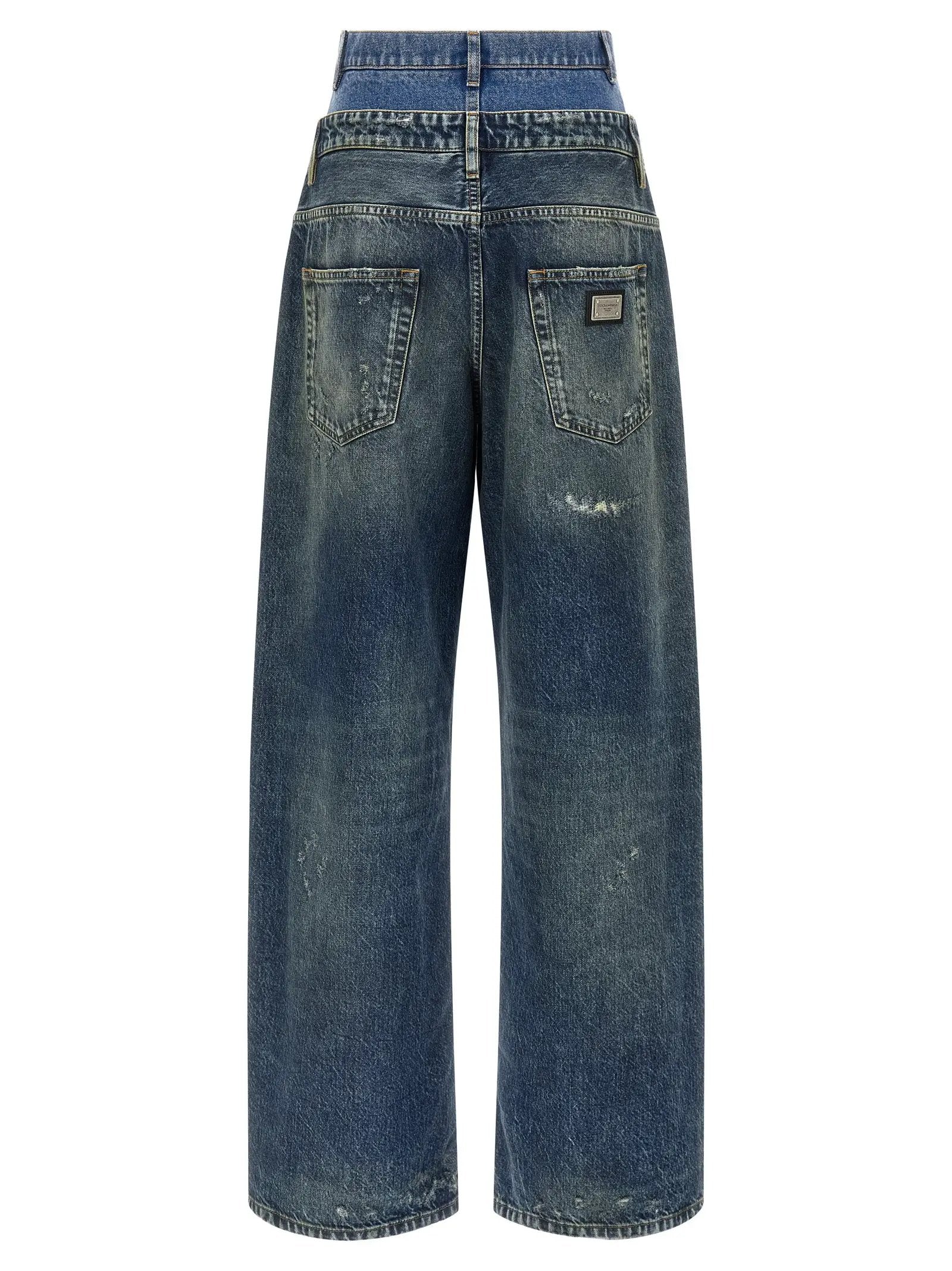 Dolce & Gabbana Blue Cotton Jeans Denim