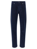 Stone Island Blue Cotton Casual Pants