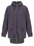 Magliano Purple Virgin Wool Parka