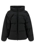 MM6 Maison Margiela Black Polyester Full-Length Jacket