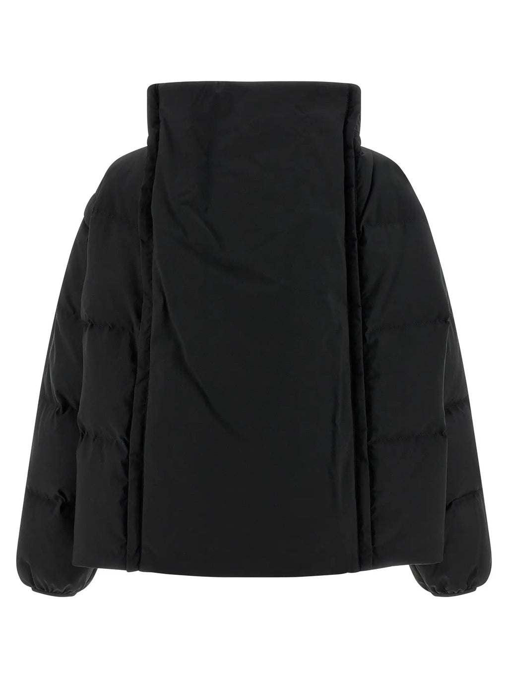 MM6 Maison Margiela Black Polyester Full-Length Jacket