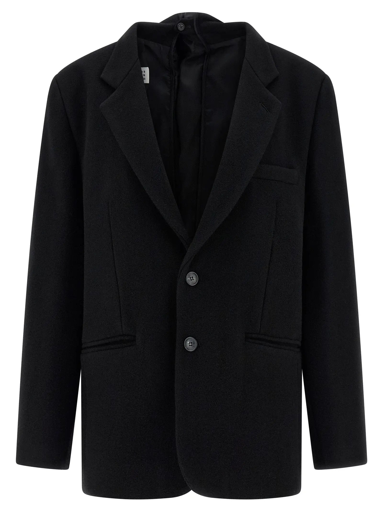MM6 Maison Margiela Black Virgin Wool Blazer