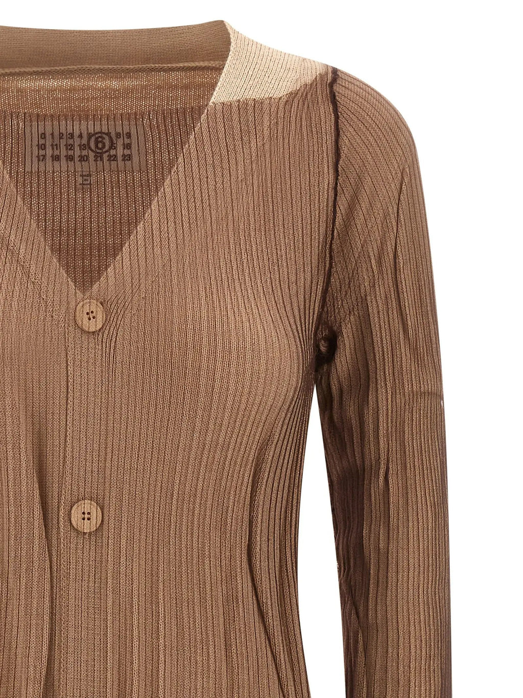 MM6 Maison Margiela Beige Polyamide Midi Dress