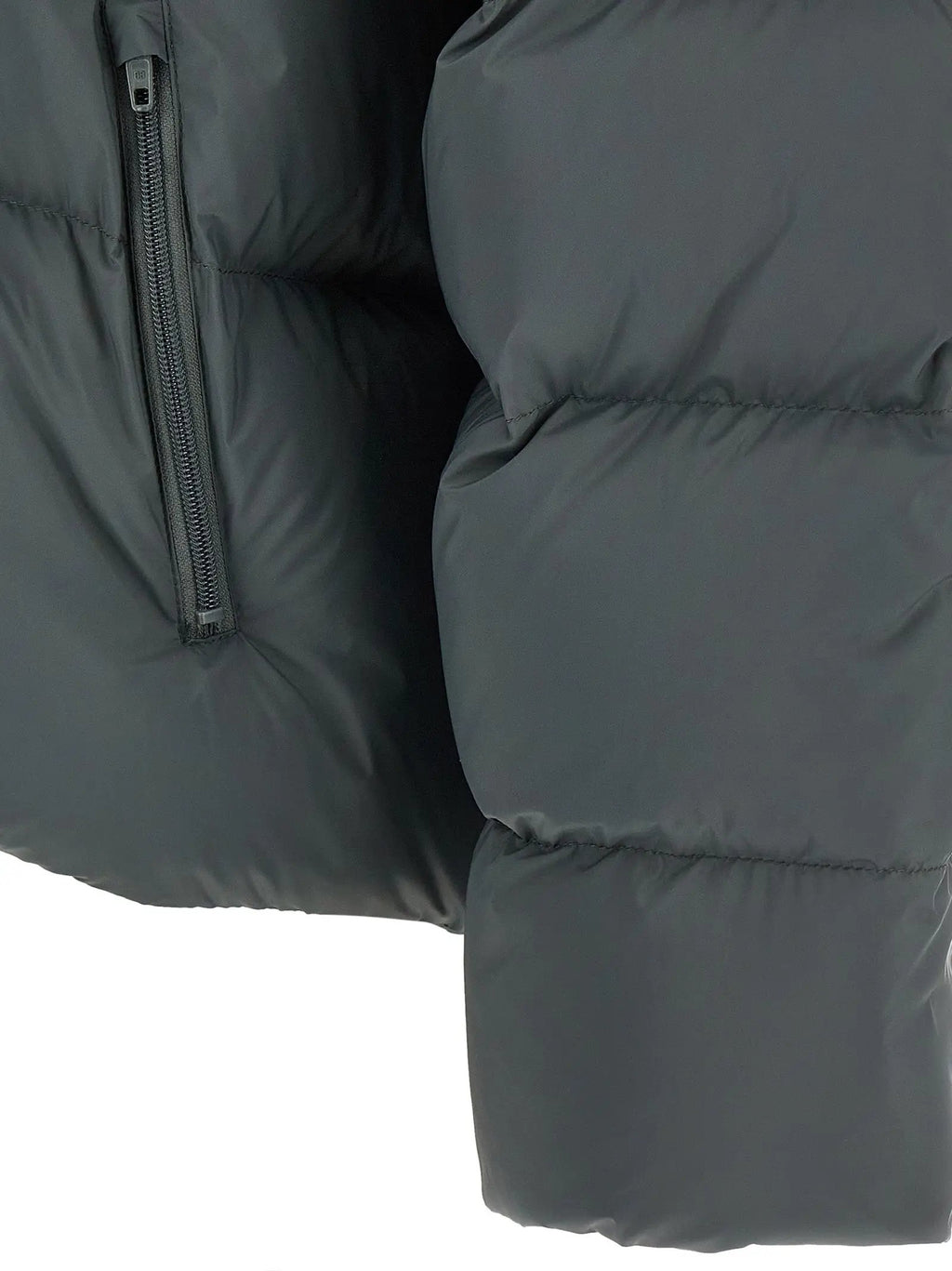 Balenciaga Gray Polyamide Full-Length Jacket