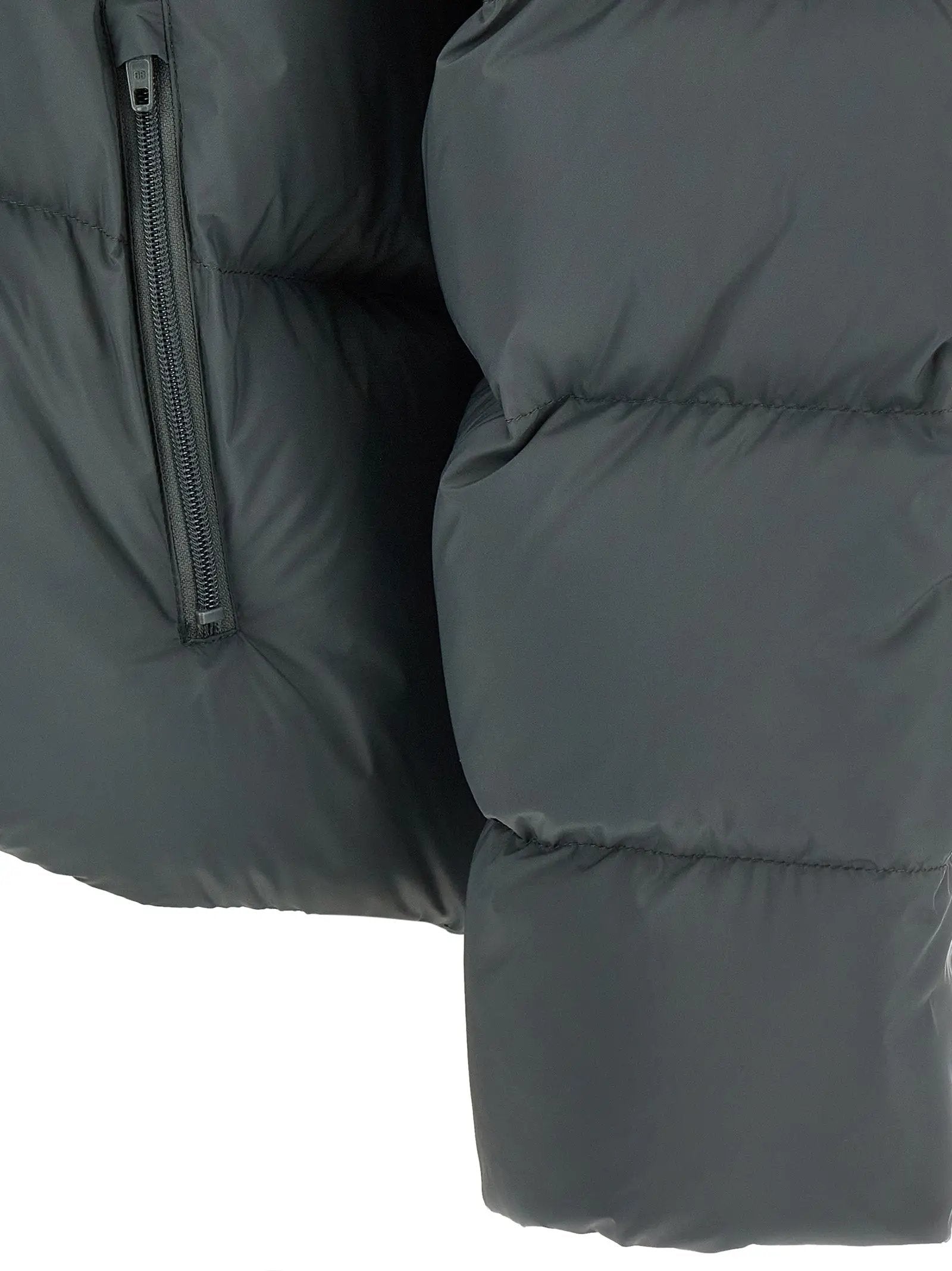 Balenciaga Gray Polyamide Full-Length Jacket