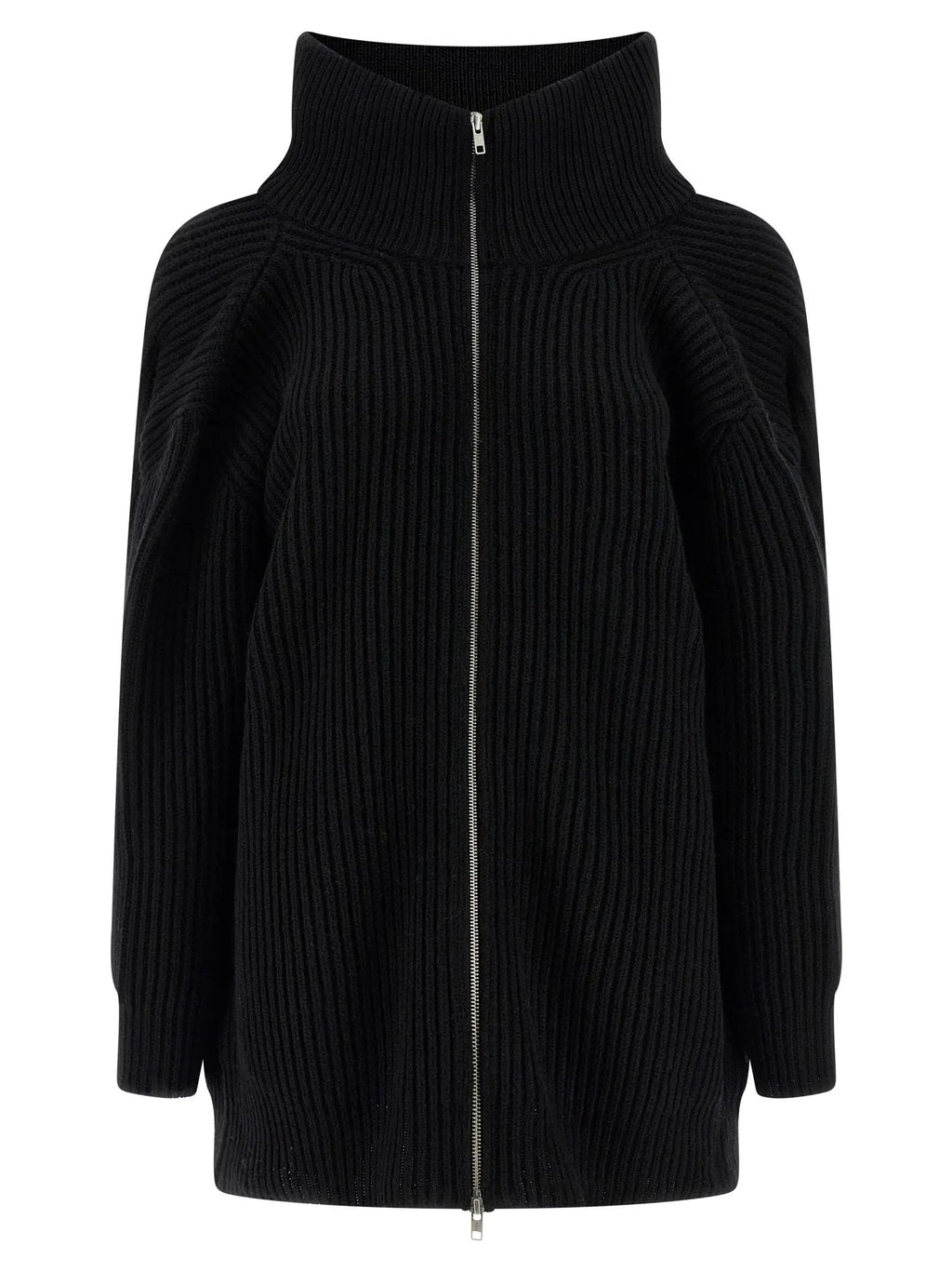 MM6 Maison Margiela Black Wool Short Dress