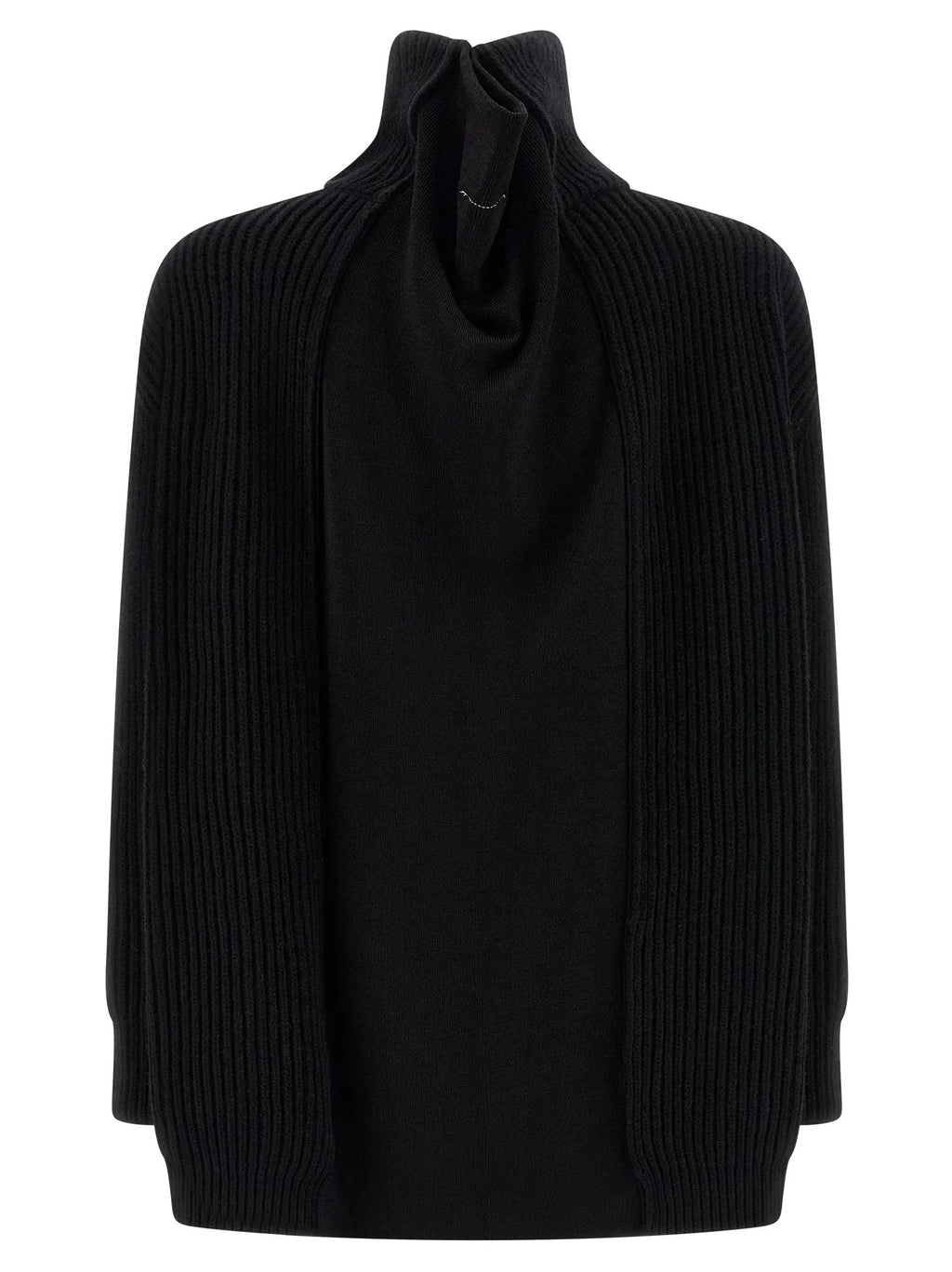 MM6 Maison Margiela Black Wool Short Dress
