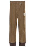 Maison Mihara Yasuhiro Bicolor Polyester Casual Pants