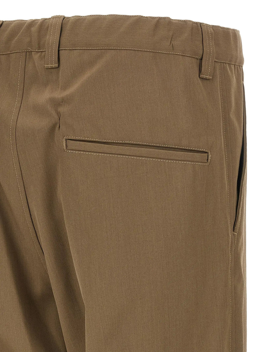 Maison Mihara Yasuhiro Bicolor Polyester Casual Pants