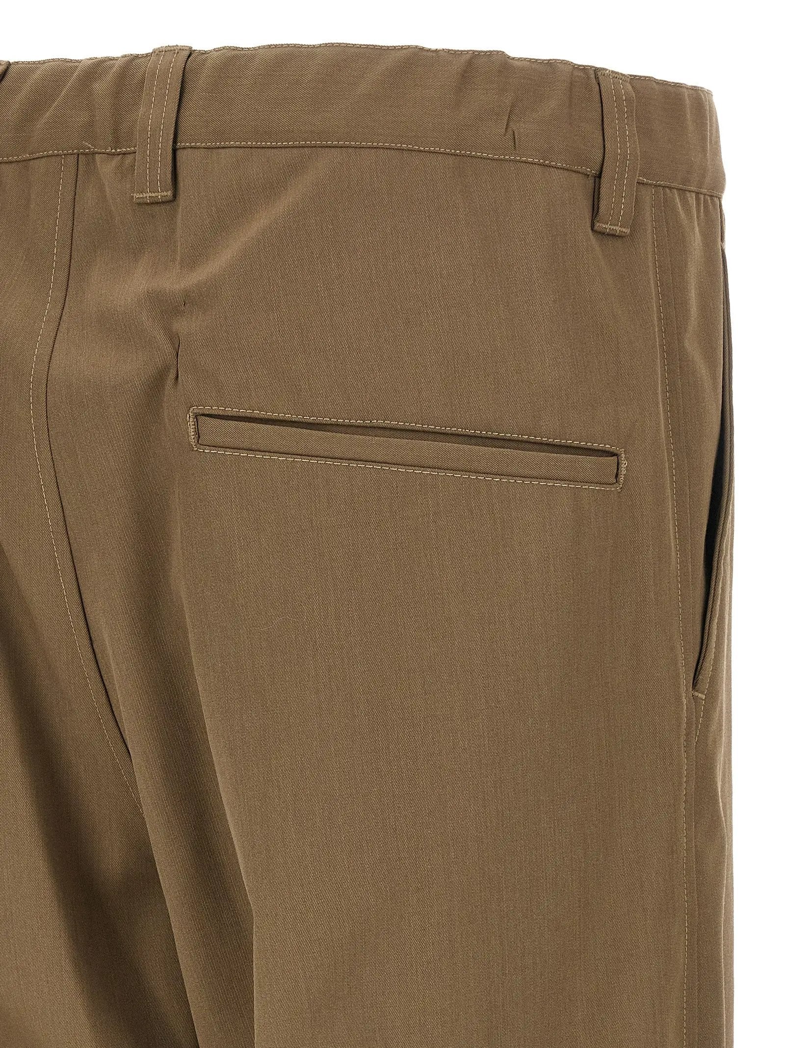 Maison Mihara Yasuhiro Bicolor Polyester Casual Pants