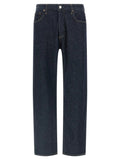 Agolde Blue Cotton Straight-Leg Jeans