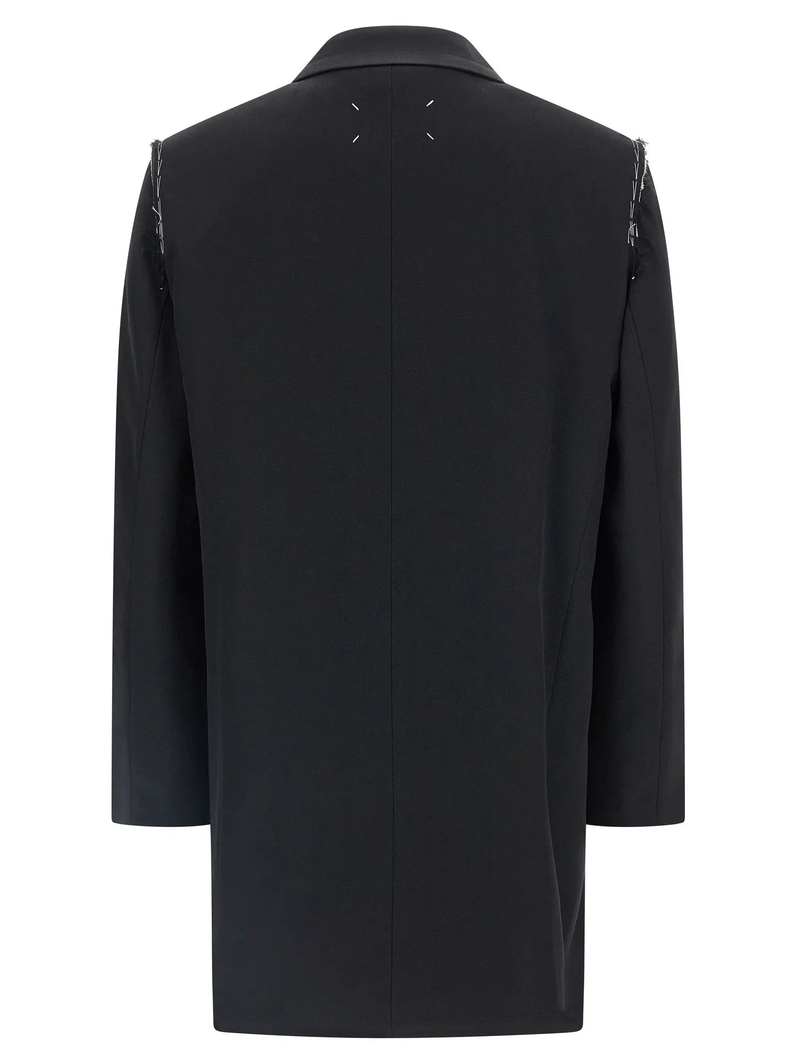 Maison Margiela Black Wool Coat
