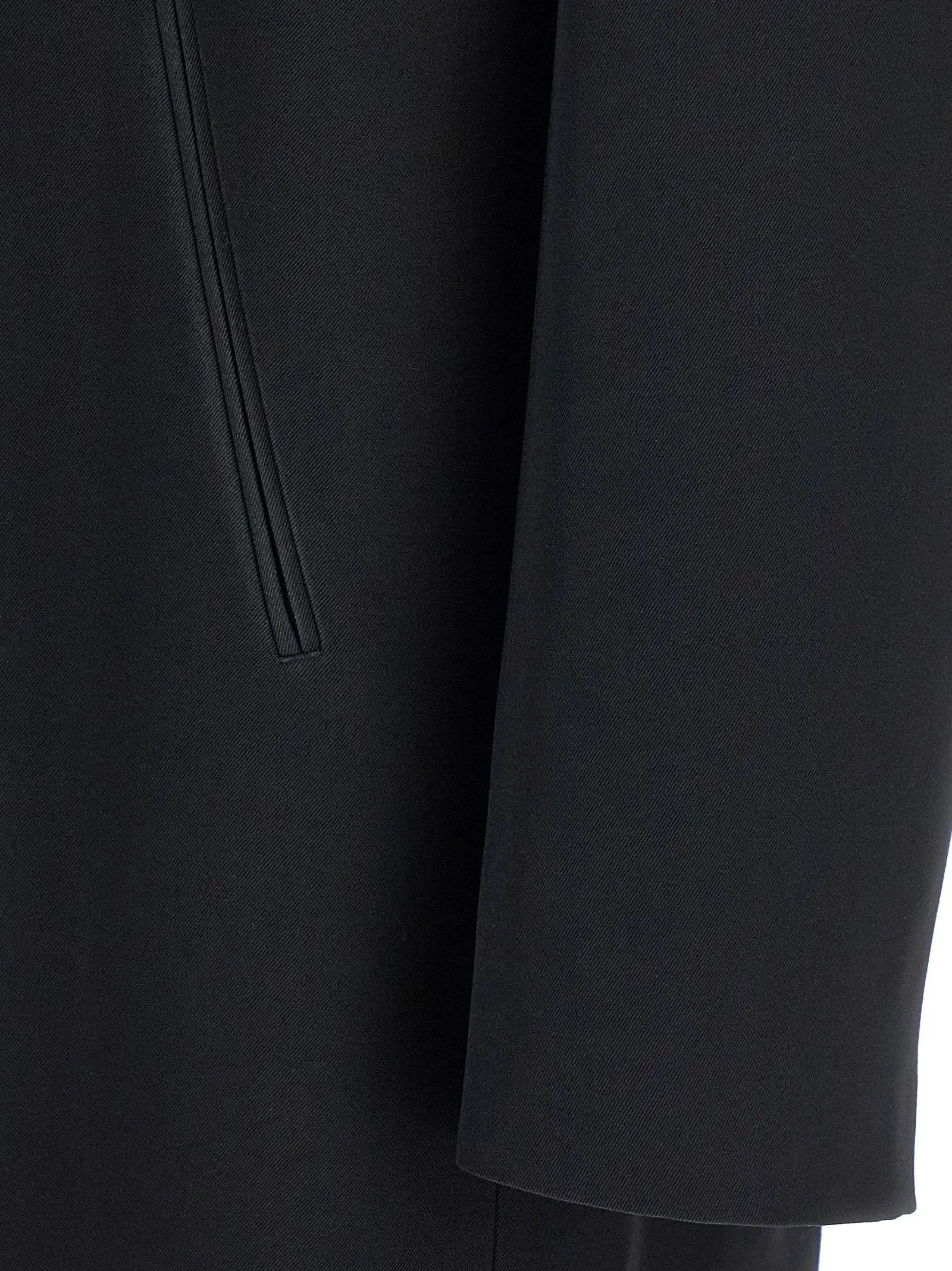 Maison Margiela Black Wool Coat