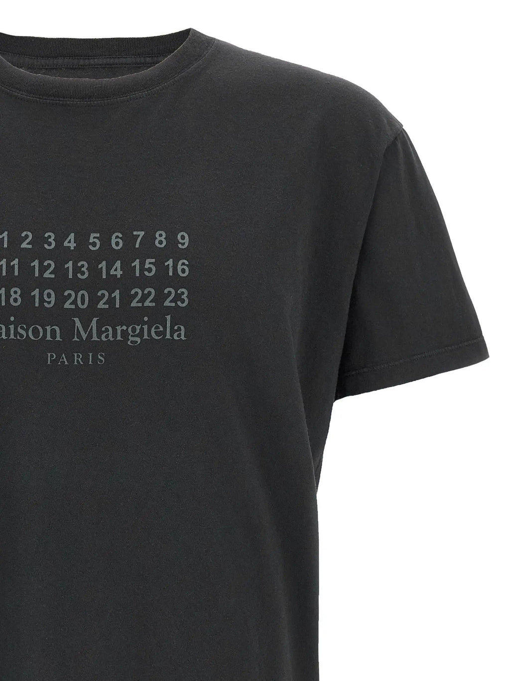 Maison Margiela Black Cotton T-Shirt