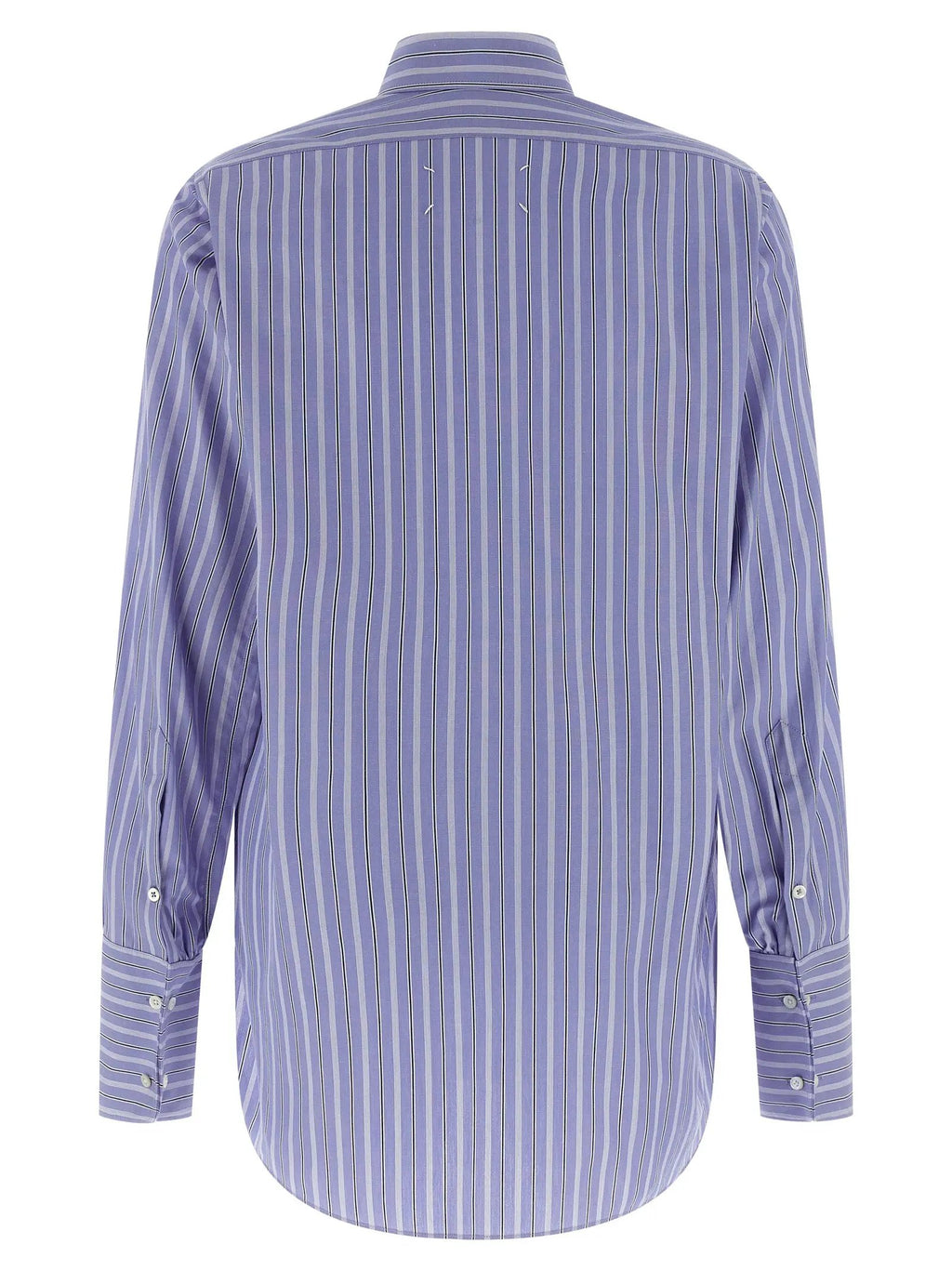 Maison Margiela Blue Cotton Blouse