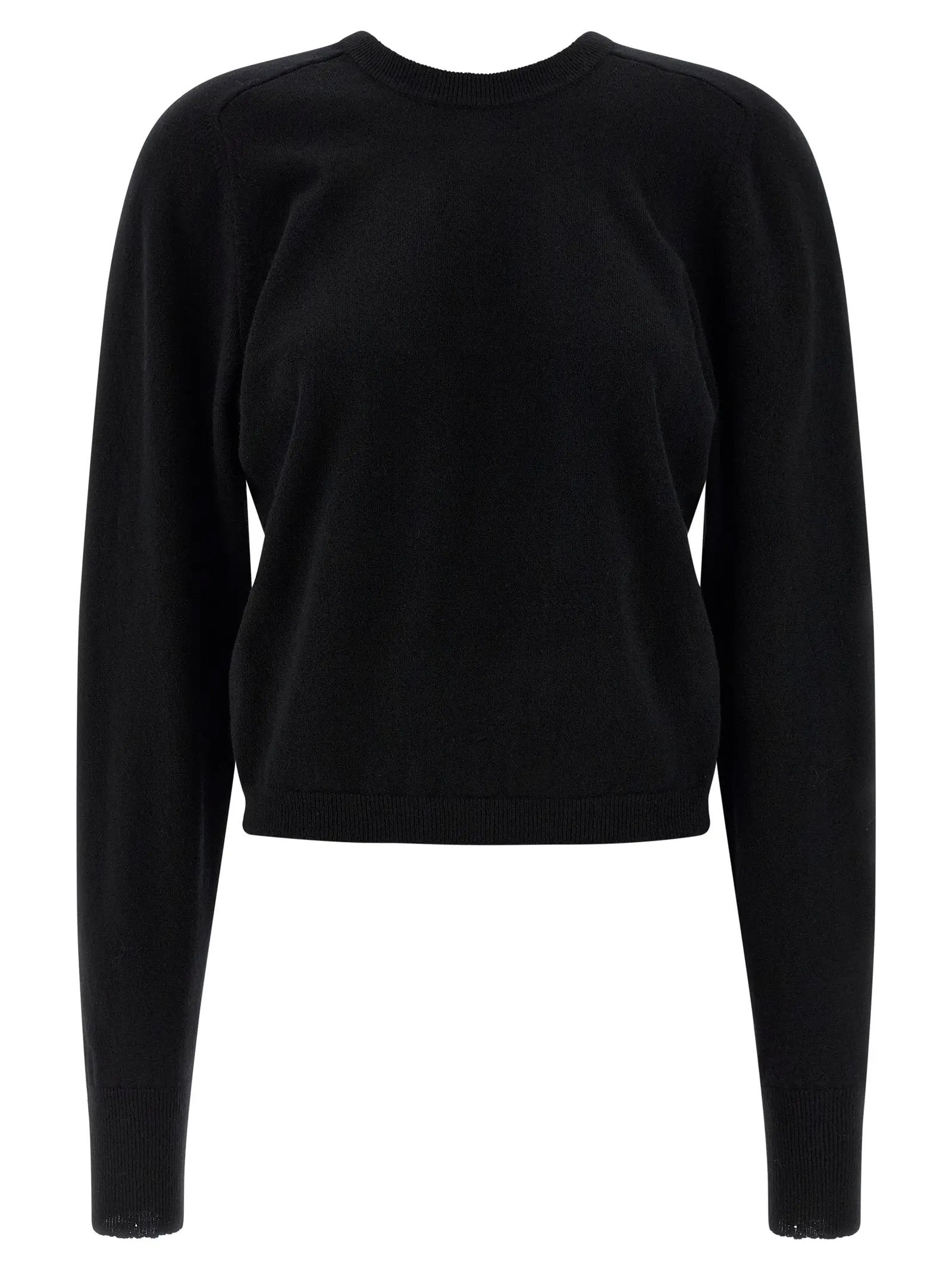 Maison Margiela Black Virgin Wool Cardigan